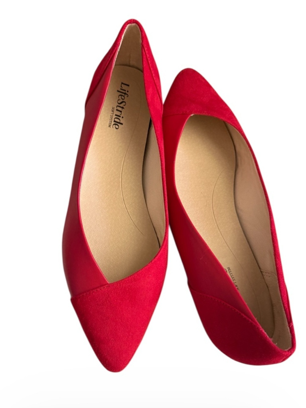 Women’s Red Pointed Ballet Flats